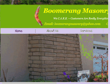 Tablet Screenshot of boomeranglandscape.com